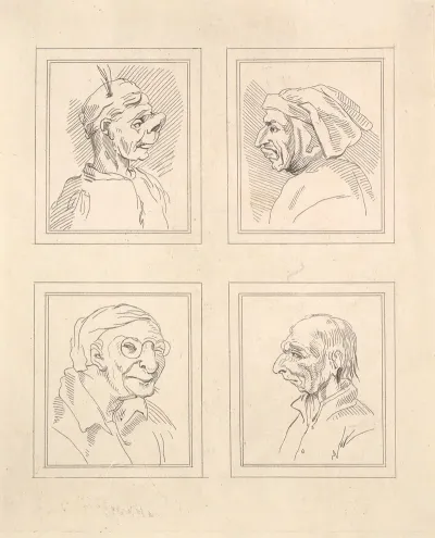 Characaturas By Leonardo Da Vinci Pl 16