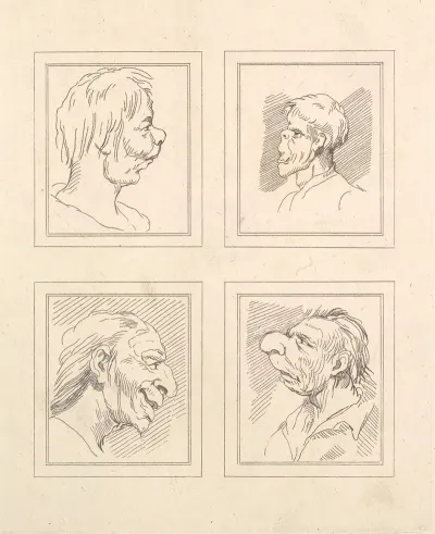 Characaturas By Leonardo Da Vinci Pl 17