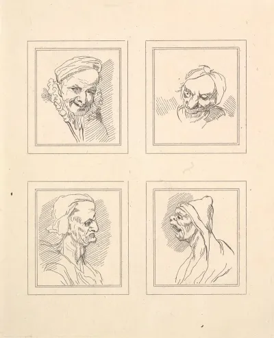 Characaturas By Leonardo Da Vinci Pl 18