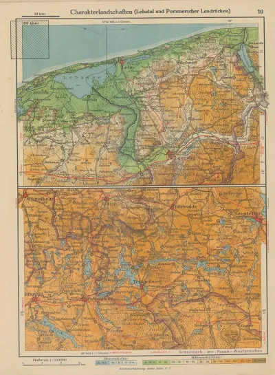 Charakterlandschaften Lebatal Und Pommerscher Landrucken