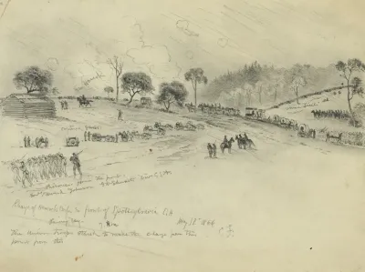 Charge Of Hancocks Corps In Front Of Spottsylvania Court House