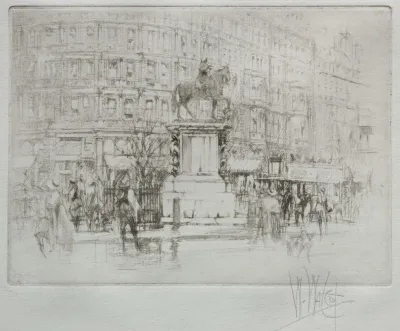 Charing Cross The Statue Of Charles I