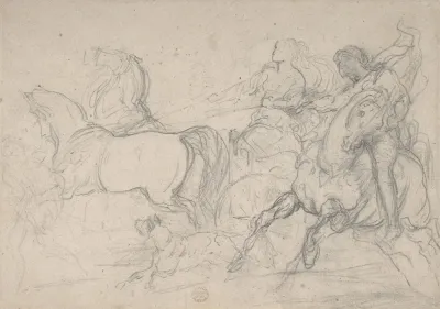 Charioteer And Horseman