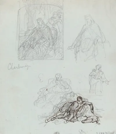 Charlemagne And Other Figures