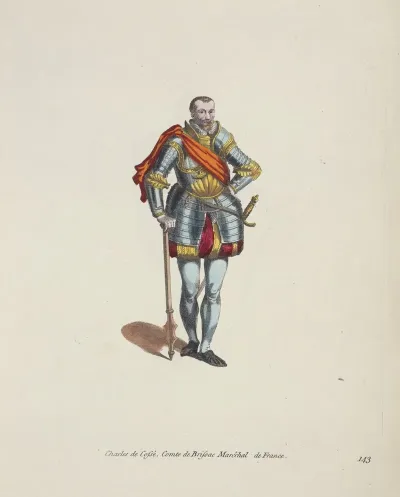 Charles De Cosse Count Of Brissac Marshall Of France