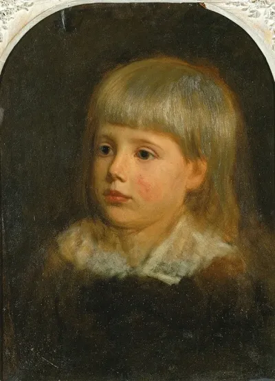 Charles Downing Lay Portrait Of The Artists Son