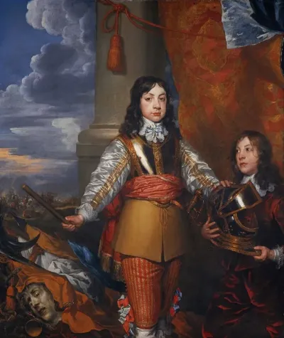 Charles Ii 1630 1685 King Of Scots 1649_1685 King Of England And Ireland 1660_1685 When Prince Of Wales With A Page