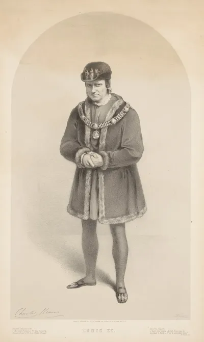 Charles Kean As Louis Xi