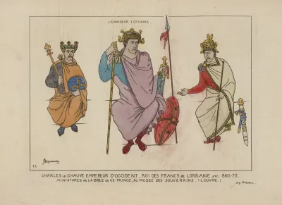 Charles Le Chauve Empereur Doccident Roi Des Francs De Lorraine Etc 860 75