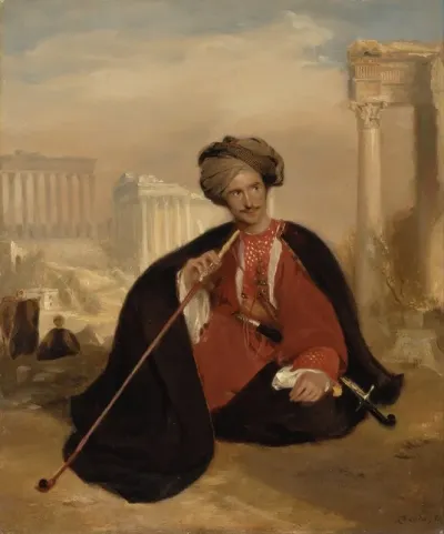Charles Lenox Cumming Bruce In Turkish Dress