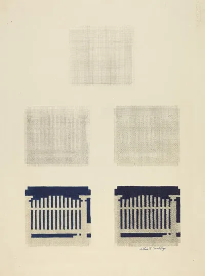 Chart Of Coverlet Thread Construction