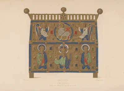 Chasse De Limoges A Figures En Relief