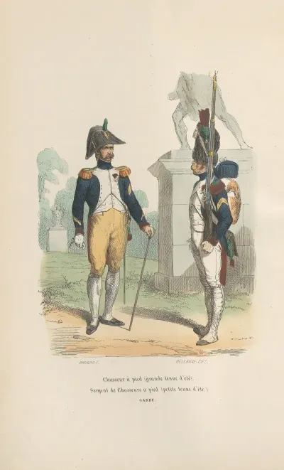 Chasseurs A Pied Grande Tenue Dete Sergent De Chasseurs A Pied Petite Tenue Dete