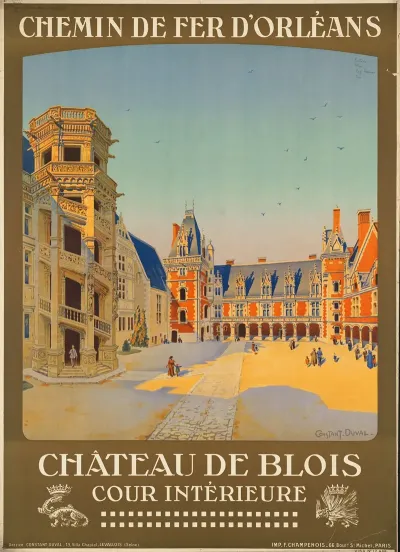 Chateau De Blois Cour Interieure