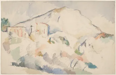 Chateau Noir And Mont Sainte Victoire C 1890 1895