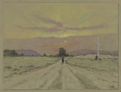 Chemin Au Soleil Couchant