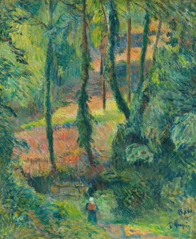 Chemin Creux Dans Une Pente Boisee