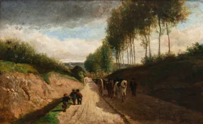 Chemin Creux Environs De Chailly