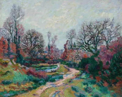 Chemin De Labreuvoir Apres La Pluie