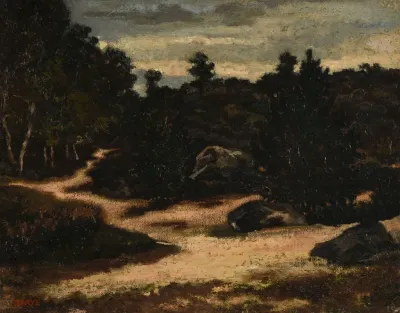 Chemin Sableux En Foret De Fontainebleau