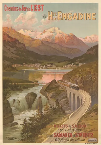 Chemins De Fer De Lest Hte Engadine Billets De Saison Pour Samedan Et St Moritz