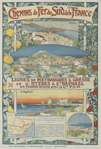 Chemins De Fer Du Sud De La France Lignes De Meyrargues A Grasse 2