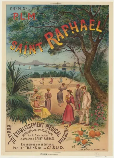 Chemins De Fer P L M Paris Lyon Mediterranee Saint Raphael