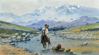 Cherkessian Horseman Dagestan