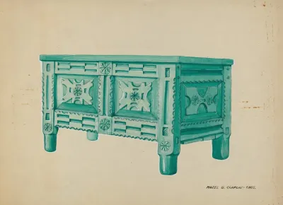 Chest For Clothing Or Blankets