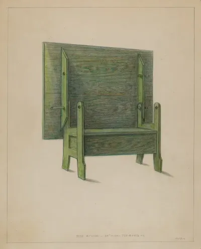 Chest Settee Table Comb