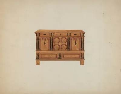 Chest With Two Drawers 3