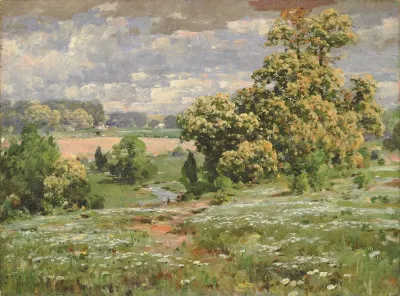 Chestnut Trees In Bloom
