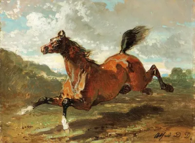 Cheval Au Galop