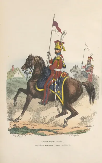 Chevau Legers Lanciers Deuxieme Regiment Garde Imperiale
