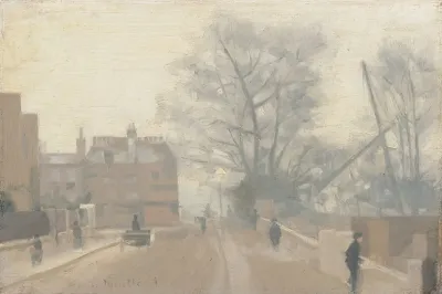 Cheyne Walk In Winter