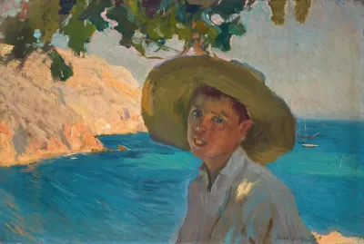 Chico Con Sombrero Javea Boy With Sombrero Javea
