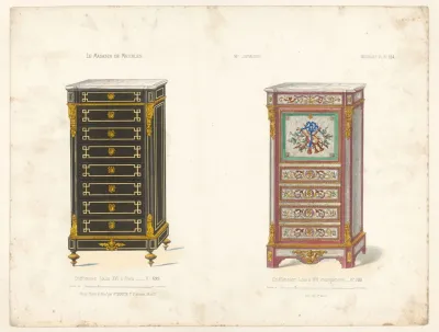 Chiffonnier Louis Xvi A Filets Chiffonnier Louis Xvi Marqueterie
