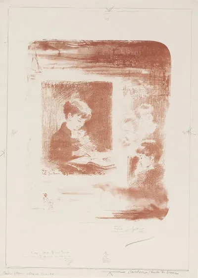 Child Drawing Jean Buhot