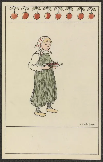 Child Holding Plate