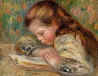 Child Reading Enfant Lisant