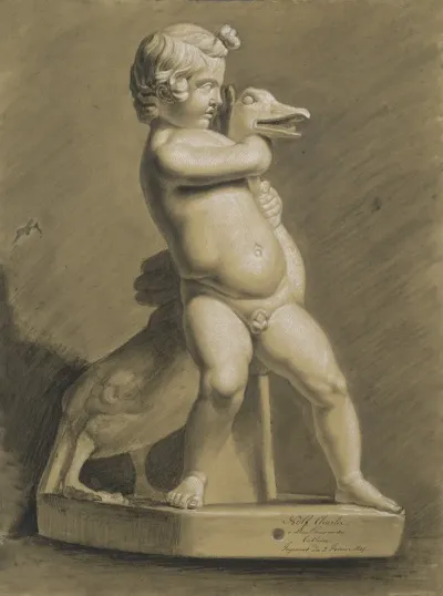 Child With A Goose