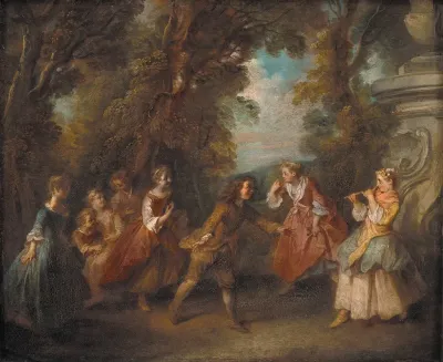 Children At Play In The Open
