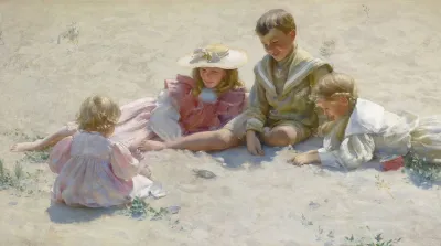 Children By The Seashore