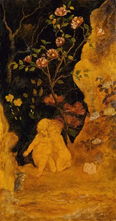 Children Frightened By A Rabbit