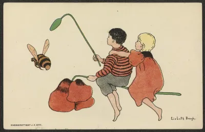 Children On A Flower