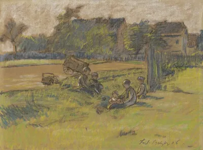 Children On A Meadow