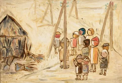 Children On A Road