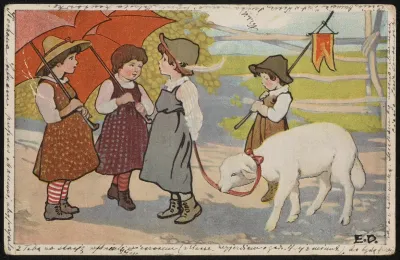 Children On A Walk