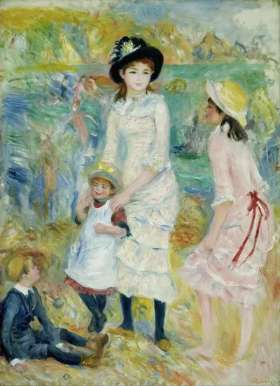 Children On The Seashore Guernsey