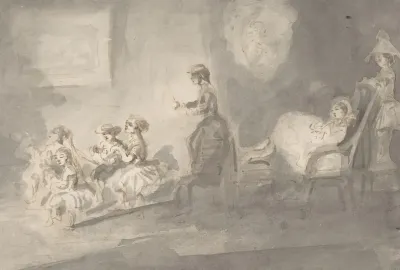 Children Playing Horse And Carriage
